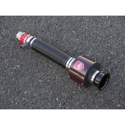 Photo1: TEZZO Carbon air intake system Ver.2 red carbon for FIAT500 1.2 