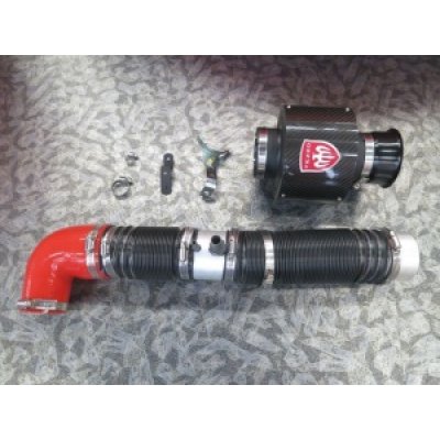 Photo2: TEZZO Carbon air intake system Ver.2 red carbon for FIAT500 1.2 
