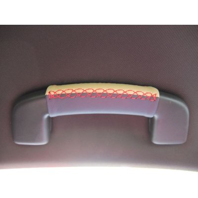 Photo1: Vallelunga assist grip made from real leather for Golf VII GTI (15.01.31 update）