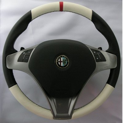 Photo1: Vallenlunga by TEZZO Steering wheel series made from real leather【Misano】(15.01.31 update)