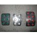 Photo1: TEZZO Non-slip pedal mat (3 pieces) for Alfa Romeo Giulietta (1)