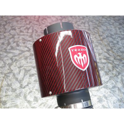 Photo5: TEZZO carbon air intake systam Ver.2 red carbon for Alfa Romeo spider brera