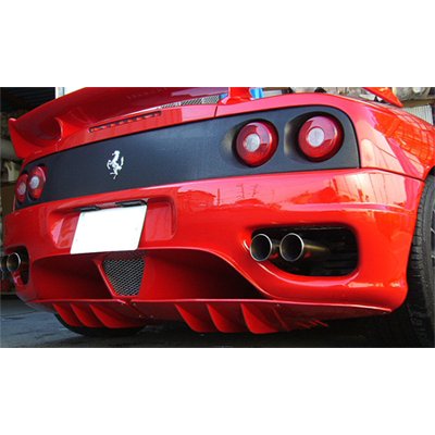 Photo1: TEZZO rear diffuser for Ferrari 360modena