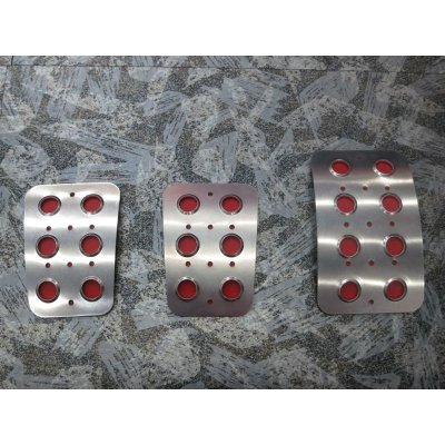 Photo1: TEZZO Non-slip pedal mat (3 pieces) for Alfa Romeo 147