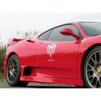 TEZZO side skirts equipped with large duct for Ferrari 360modena