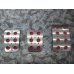 Photo1: TEZZO Non-slip pedal mat (3 pieces) for Abarth500 (1)