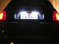TEZZO BASE LED license plate light for Abarth500 series