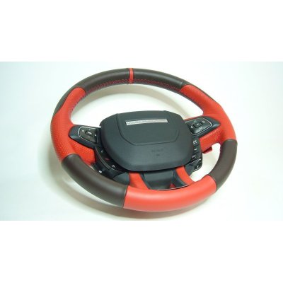Photo1: Vallenlunga by TEZZO Steering wheel series made from real leather for Land rover Evoque