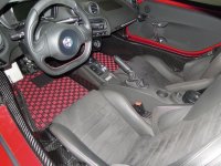 【Sail】【Left hand drive use】New TEZZO Style floor mat for Alfa 4c