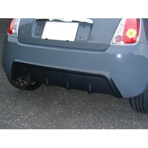 Photo: TEZZO rear bumper equipped with diffuser for Fiat500 Series(15.01.31)