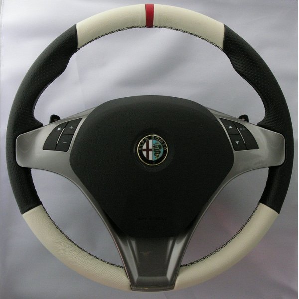 Photo1: Vallenlunga by TEZZO Steering wheel series made from real leather【Misano】(15.01.31 update) (1)
