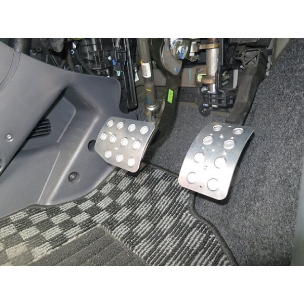 Photo3: TEZZO Non-slip pedal mat (2 pieces) for FIAT PANDA easy (3)