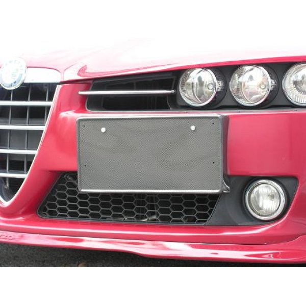 Photo1: TEZZO carbon number plate for Alfa Romeo 159 (1)