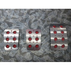 Photo: TEZZO Non-slip pedal mat (3 pieces) for Alfa Romeo 156
