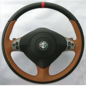 Photo: Vallelunga by TEZZO Steering wheel made from real leather 【Nardò】