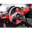 Photo2: Vallenlunga by TEZZO Steering wheel series made from real leather for Abarth (2)