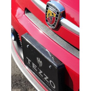 Photo: TEZZO carbon number plate for Abarth500/595