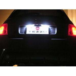 Photo: TEZZO BASE LED license plate light for Abarth500 series