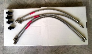 Photo1: TEZZO original brake hose covered by stainless steel mesh (2015.01.29 update) (1)