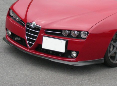 Photo1: TEZZO front spoiler for Alfa Romeo 159 (1)