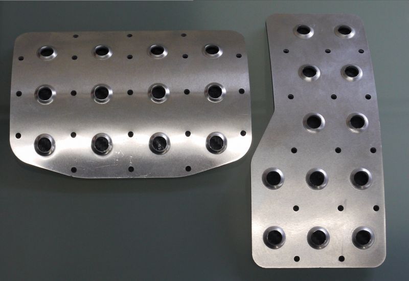 Photo1: TEZZO Non-slip pedal mat (2 pieces) for Chrysler Epsilon (1)