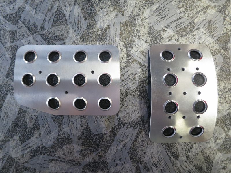 Photo1: TEZZO Non-slip pedal mat (2 pieces) for Citroen C4 Picasso (1)